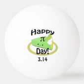 Cute Happy Pi Day Pingpongbal (Achterkant)