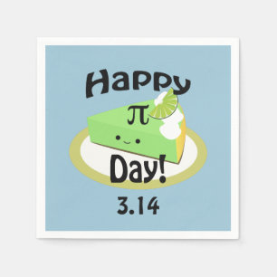 Cute Happy Pi Day Servet