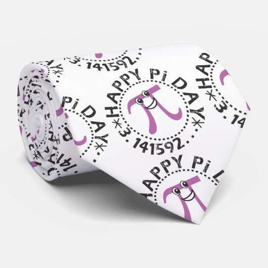 Cute Happy Pi Day © Stropdas (Opgerold)