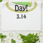 Cute Happy Pi Day Theedoek (Gevouwen)