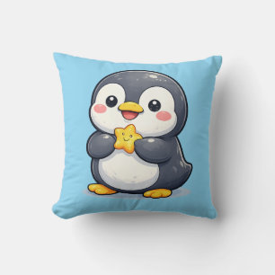 Cute Happy Pinguïn Kawaii Kussen Hoofdkussen