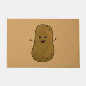 Cute Happy Potato Deurmat (Voorkant)
