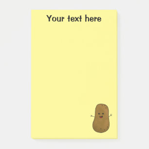 Cute Happy Potato - Gepersonaliseerd Post-it® Notes