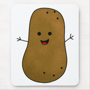 Cute Happy Potato Muismat