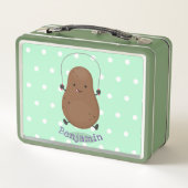 Cute happy potato springtouw cartoon (Achterkant)