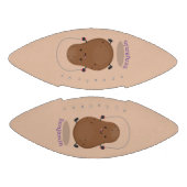 Cute happy potato springtouw cartoon american football (Panelen)