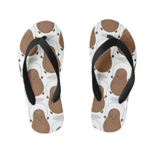 Cute happy potato springtouw cartoon kinder teenslippers