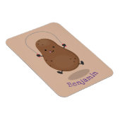 Cute happy potato springtouw cartoon magneet (Rechterzijde)