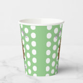 Cute happy potato springtouw cartoon papieren bekers (Links)