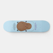 Cute happy potato springtouw cartoon persoonlijk skateboard (Horizontaal)