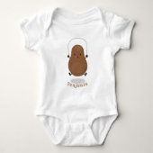 Cute happy potato springtouw cartoon romper (Voorkant)