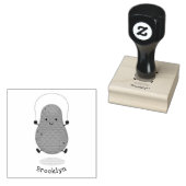 Cute happy potato springtouw cartoon rubberstempel (Gestempeld)