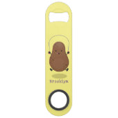 Cute happy potato springtouw cartoon speed flessenopener (Voorkant)