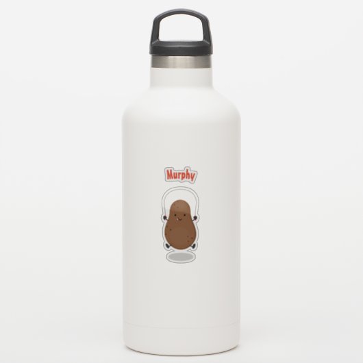 Cute happy potato springtouw cartoon sticker (Waterfles)