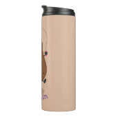 Cute happy potato springtouw cartoon thermosbeker (Geroteerd rechts)