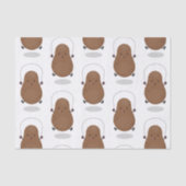 Cute happy potato springtouw cartoon tissuepapier (Voorkant)