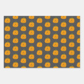Cute Happy pumpkin Halloween Inpakpapier Vel (Voorkant 2)