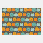 Cute Happy pumpkin Halloween Inpakpapier Vel (Voorkant)