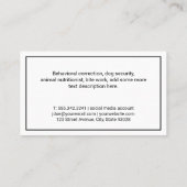 Cute Happy Puppies Visitekaartje (Achterkant)