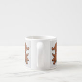 Cute happy puppy cartoon espresso kop (Achterkant)
