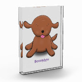 Cute happy puppy cartoon fotoblokken (Links)