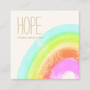 Cute Happy Rainbow Calling Card Contactkaartje