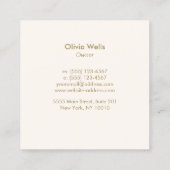 Cute Happy Rainbow Calling Card Contactkaartje (Achterkant)