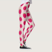 Cute happy raspberry cartoon illustratie leggings (Rechts)