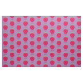 Cute happy raspberry cartoon illustratie stof (Fat Quarter)