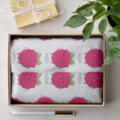 Cute happy raspberry cartoon illustratie tissuepapier (Geschenk)