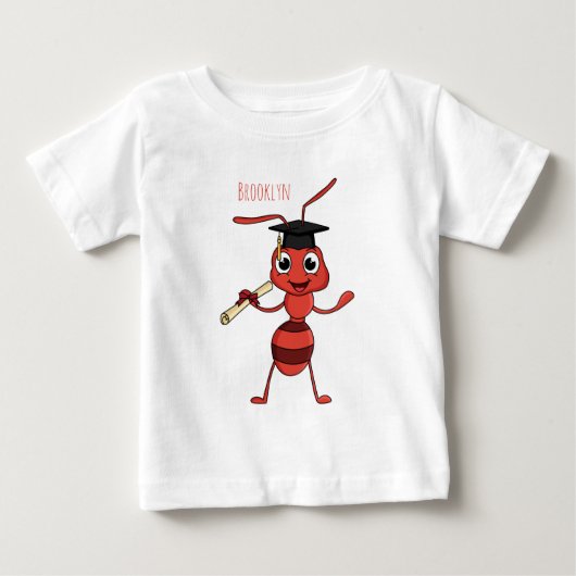Cute happy red ant cartoon (Voorkant)