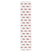 Cute happy red ant cartoon korte tafelloper (Voorkant)