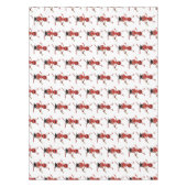 Cute happy red ant cartoon tafelkleed (Voorkant)