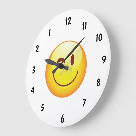 Cute Happy Reverse Dial Grote Klok (Hoek)