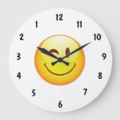 Cute Happy Reverse Dial Grote Klok (Voorkant)