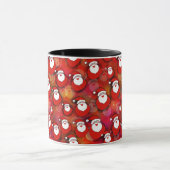 Cute Happy Santa Claus kerstkoffie Mok (Midden)