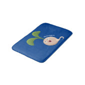 Cute happy seed cartoon illustratie badmat (Gekanteld)