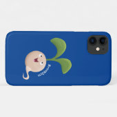 Cute happy seed cartoon illustratie Case-Mate iPhone case (Achterkant (horizontaal))