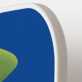 Cute happy seed cartoon illustratie pickleball paddle (Links Detail)