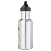 Cute happy seed cartoon illustratie waterfles  (Rechts)