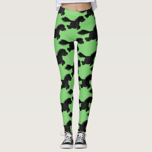 Cute happy Shetland pony illustratie cartoon Leggings