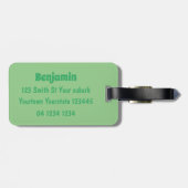 Cute happy skunk cartoon illustratie bagagelabel (Achterkant horizontaal)