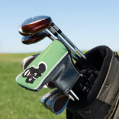 Cute happy skunk cartoon illustratie golfheadcover (Insitu)