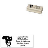 Cute happy skunk cartoon illustratie rubberstempel (Gestempeld)