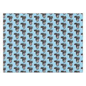 Cute happy skunk cartoon illustratie tafelkleed (Voorkant (Horizontaal))