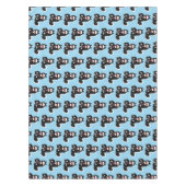 Cute happy skunk cartoon illustratie tafelkleed (Voorkant)