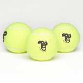 Cute happy skunk cartoon illustratie tennisballen (Multi)