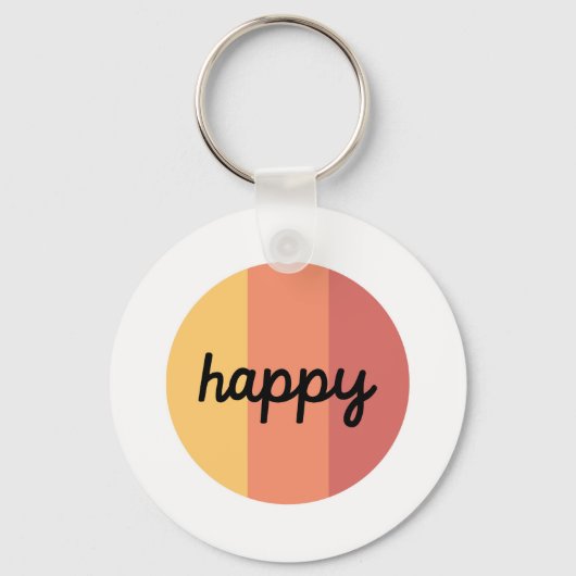 Cute Happy Sleutelhanger (Voorkant)