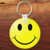 Cute Happy Smile Face Sleutelhanger (Voorkant)