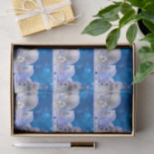 cute happy snowman cropped tissuepapier (Geschenk)